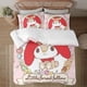 thumbnail image 1 of Littleforestfellow 3-Piece Bedding Set For Kids Boys Girls Adult Cartoon Warm Cute Fashion Holiday Present Gift Bed Sheets, 1 of 5