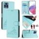 thumbnail image 1 of Funda tipo cartera FOXDOCK para T-Mobile Revvl 6X 5G con soporte, ranuras, RFID, diseño de gato, 1 of 5