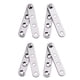 thumbnail image 1 of Acero inoxidable de 8 piezas 360 grados de bisagras ocultas giratorias, bisagras de pivote de puerta Accesorios de puerta de ventana de cajón de acero inoxidable para gabinete de gabinetes d, 1 of 3
