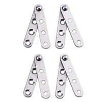 Xusx111 - Acero Inoxidable De 8 Piezas 360 Grados De Bisagras Ocultas Giratorias, Bisagras De Pivote De Puerta Accesorios De Puerta De Ventana De Cajón De Acero Inoxidable Para Gabinete De Gabinetes D