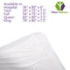 thumbnail image 4 of Protector de colchón Mars Wellness de vinilo impermeable completo, 4 of 8