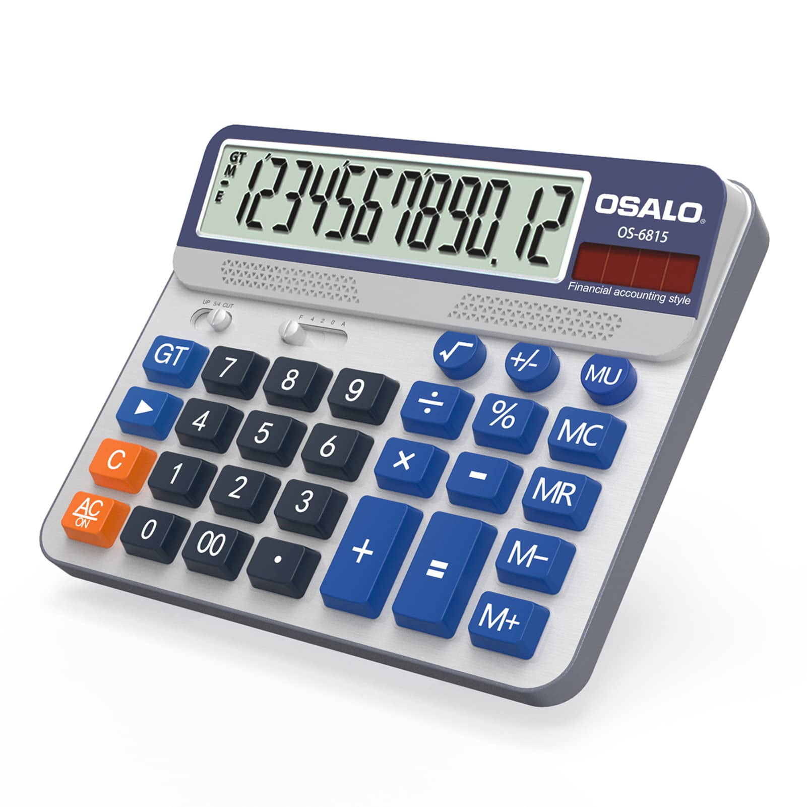 Calculadora De Escritorio Pendancy Os-6815 Con Pantalla Lcd De 12 Dígitos