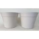 thumbnail image 1 of Set de 2 Maceteros Biodegradables Clásico Blanco, 1 of 3