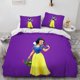 thumbnail image 1 of Princess Cartoon Girl Duvet Cover Set 100% Microfiber Bedding Sets 3 Pieces Ultra Soft Skin-Friendly Comforter Cover Set, 1 of 5