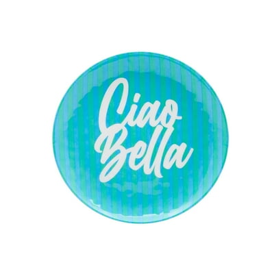 Plato Comida Melamina - Urea 1 Pieza Azul  Haus