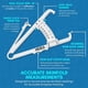 thumbnail image 4 of MEDca Body Tape Measure Skinfold White Caliper Set P/K 2 - White, 4 of 9
