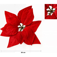 Geneerico - 5 Flores Navideñas Adornos Navideños Decoracion Arbol Navida