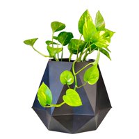 Wakeshome - Macetero De Plastico Moderno Ancho 17Cm Alto 30Cm