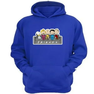 Genérico - Poleron Canguro Friends Azul Talla Xs Unisex
