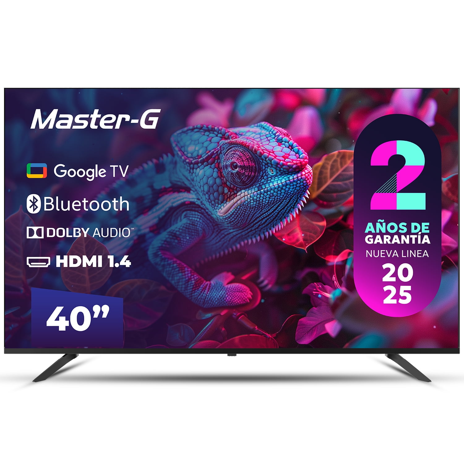 Master-g - Smart Tv Led 40" Google Tv Full Hd Bluetooth Mgg40ffk