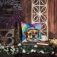 thumbnail image 3 of Almohada Decorativa Pug Hippie Dawg 14x14 Cm, 3 of 6