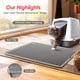 thumbnail image 2 of Alfombrilla para gatos PUPMATE, impermeable y antirrastreo, gris, 2 of 9
