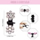 thumbnail image 5 of Pinzas para el cabello, 16 piezas de mini pinzas para el cabello con diamantes de imitación y flores, pinzas para el cabello brillantes, pinzas pequeñas con diseño de Bling Bling, para mujeres y niñas, 5 of 8