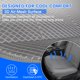 thumbnail image 3 of Juego de 2 cubre asientos de coche Qinlive gris ventilado, 3 of 9