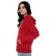 thumbnail image 3 of Sudadera con capucha con la bandera de Tommy Hilfiger y cremallera escarlata para mujer, talla 2XL, 3 of 3