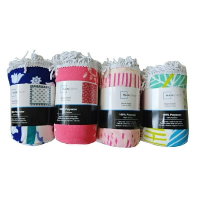 Toalla De Playa Algodón 150X30 Cm D1  Mainstays