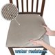 thumbnail image 1 of suxuMhao Fundas para Sillas Impermeables, Funda Elástica para Silla de Comedor y Fundas para Sillas de Sala de Estar, Juego de 4 Fundas de Asiento de Silla de Comedor de Tamaño Universal, Caqui,, 1 of 5
