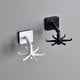 thumbnail image 1 of 2pcs Rotary Hooks, Wall-Mounted 360 Degree Traceless Hanging Hooks, Home Punch-Free Adhesive Hooks For Kitchen And Bathroom, 1 of 5