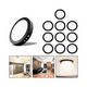 thumbnail image 1 of 10 Foco Plafon Sobrepuesto Redondo 12w Luz Calida Borde Negro, 1 of 3