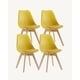thumbnail image 1 of SILLA TULIP ECOCUERO AMARILLO X4, 1 of 3
