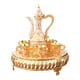 thumbnail image 1 of Juego De Té De Lujo, 6 Tazas, Juego De Servicio De Té Para Mesa De Comedor, Decoración Navide?a, Blanco Y Dorado, 1 of 5