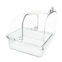 Magideal - Pájaro De Pájaro De Pájaro Colgante, Cajón De Cajón De Cajón De La Espalda, Bañera De Pájaros, Bañera De Baños De Loro Enjaulados, Para Cacatillas Can Claro