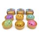 thumbnail image 1 of Pack 3 Squishy Antiestrés Pancito Chino Dorado con Vaporera, 1 of 3