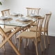 thumbnail image 2 of Comedor Moderno Mesa Xinia 140x90 + 6 Sillas Crosswood Natural, 2 of 2