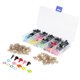 thumbnail image 2 of 70pcs 12mm Color de la mezcla Brillo plástico Ojos de seguridad + 35pcs Narices + 35pcs Boca, 2 of 5