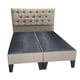 thumbnail image 3 of Base y Respaldo De Cama Dos plazas Diseño capitoné Con Perlas, 3 of 3