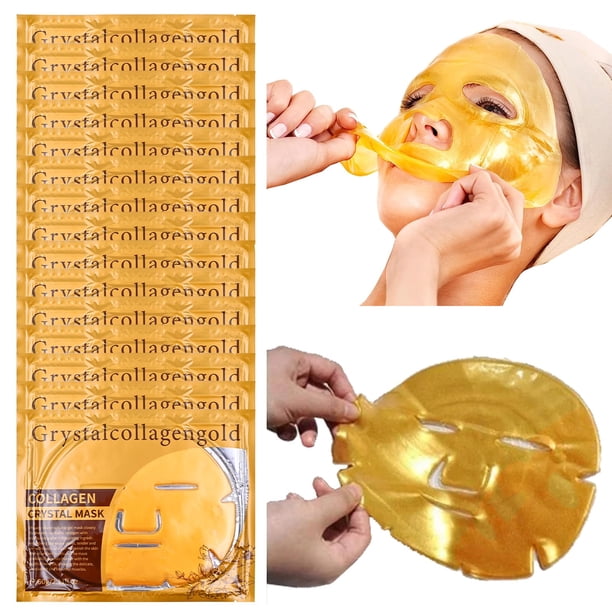 Mascarilla facial Nielies con colágeno de oro de 24 quilates, antienvejecimiento (15 unidades)