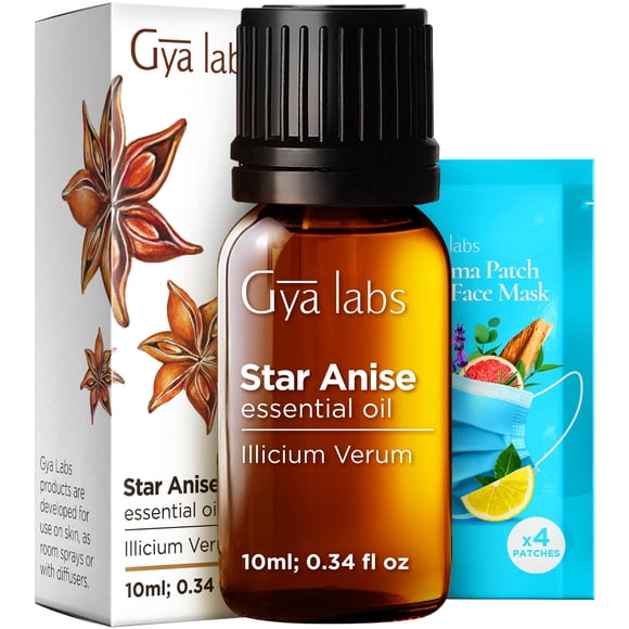 Aceite Esencial de Anís Estrellado Gya Labs 10 ml para Aromaterapia