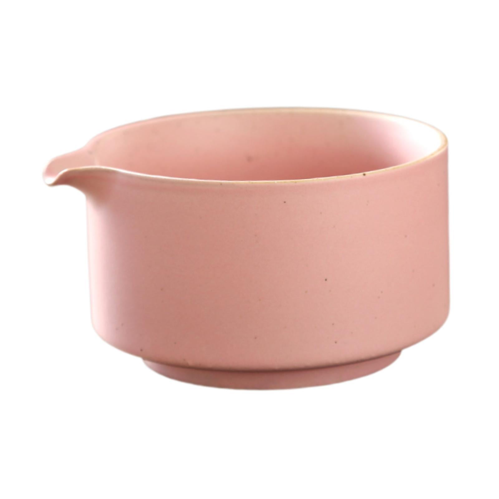 Bothyi - Cuenco De Cerámica Matcha, Cuenco De Té De Porcelana Tradicional Para Amigos Principiantes, Regalo Rosa