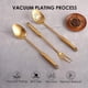 thumbnail image 5 of Juego de utensilios de cocina Standcn dorado de acero inoxidable 18/10 x9, 5 of 8