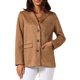 thumbnail image 1 of INSPIRE CHIC Chaqueta Blazer de Mujer de Ante Sintético Vintage Casual con Botones y Bolsillos M Marrón, 1 of 6