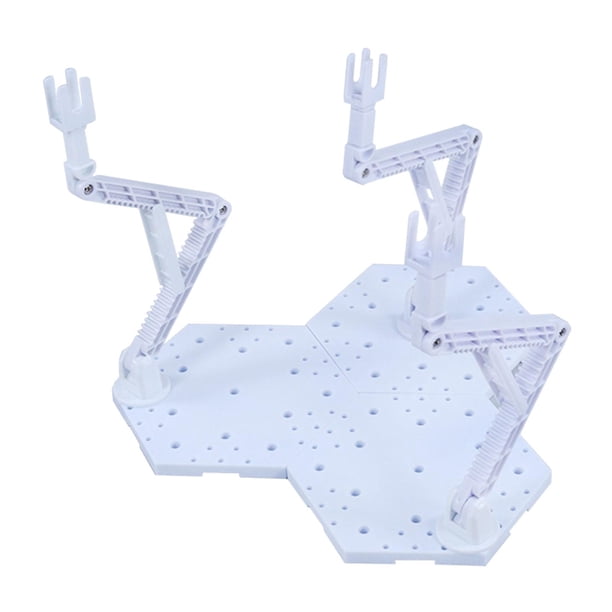 Zalati Soporte Universal Para Figuras De Acción Y Modelos A Escala – Base Ajustable De Plástico Con Brazo Flexible Y Clip (3 Piezas)