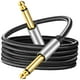 thumbnail image 3 of Cable De Instrumento De 6,35mm, Cables De Conexión De Guitarra Jack Desequilibrados Para Altavoz, 1M, 3 of 5