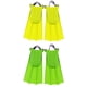 thumbnail image 2 of 2 Pares De Aletas Ajustables Para Entrenamiento De Natación Y Buceo, Color Amarillo Y Verde, 2 of 5