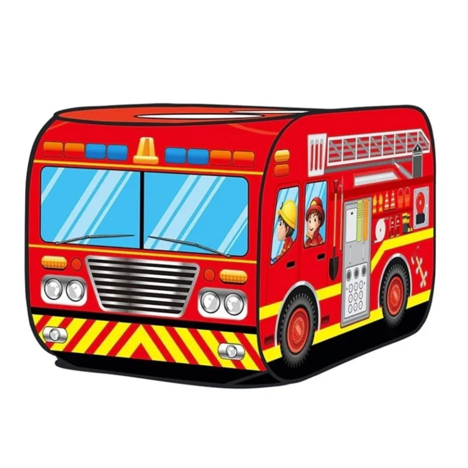 Importclick - Carpa Armable Centro Juegos Camión Bomberos Infantil 112x72x72cm