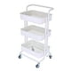 thumbnail image 1 of Carro Organizador Multiuso 3 Niveles 100% Acero Blanco, 1 of 12