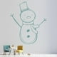 thumbnail image 2 of Decomural Festive Xmas Snowman Christmas WS-34399, 2 of 2