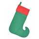 thumbnail image 1 of Calcetín navideño de fieltro Beistle duende 17.5 cm de largo verde/rojo, 1 of 5