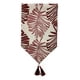 thumbnail image 1 of Camino De Mesa Beige Con Hojas Rojas Grandes Decoracion, 1 of 4