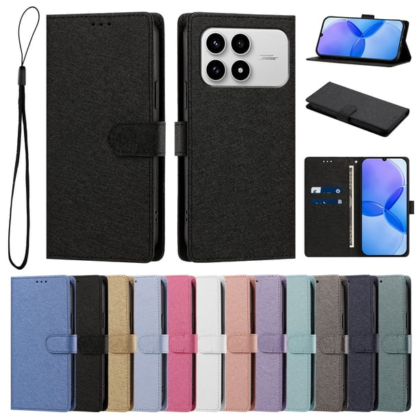 Cartera Protectora para Xiaomi Poco F8 Pro 5G con Soporte, Negro