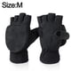 thumbnail image 2 of Guantes negros Guantes cálidos de concha de otoño e invierno Guantes cómodos para exteriores a prueba de frío, 2 of 6