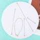 thumbnail image 5 of 10 cadenas extensoras de collar, 5 tamaños, hebillas de doble resorte, juego de cadenas extensoras de acero inoxidable, conectores de joyería para collares, pulseras, tobilleras, fabricación de joyas, 5 of 7