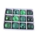 thumbnail image 1 of 12 Piezas De Adornos De Bolas De Navidad, Decoración Navide?a Para Celebración, Cumplea?os, Pared Verde, 1 of 5
