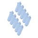 thumbnail image 1 of INSPIRE CHIC Calcetines atléticos de corte bajo con puño elástico hasta el tobillo para mujer M Azul Cielo, 1 of 7