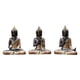 thumbnail image 1 of 3x Estatuas De Buda Zen Decoración Zen Decoración Feng Shui Resina Budismo Decoración De Escritorio, 1 of 3