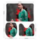 thumbnail image 2 of Gianluigi Donnarumma Juego de 3 alfombras de baño de coral fleece: tapete de baño + alfombra de inodoro en forma de U + funda de tapa de inodoro en forma de O, 2 of 6